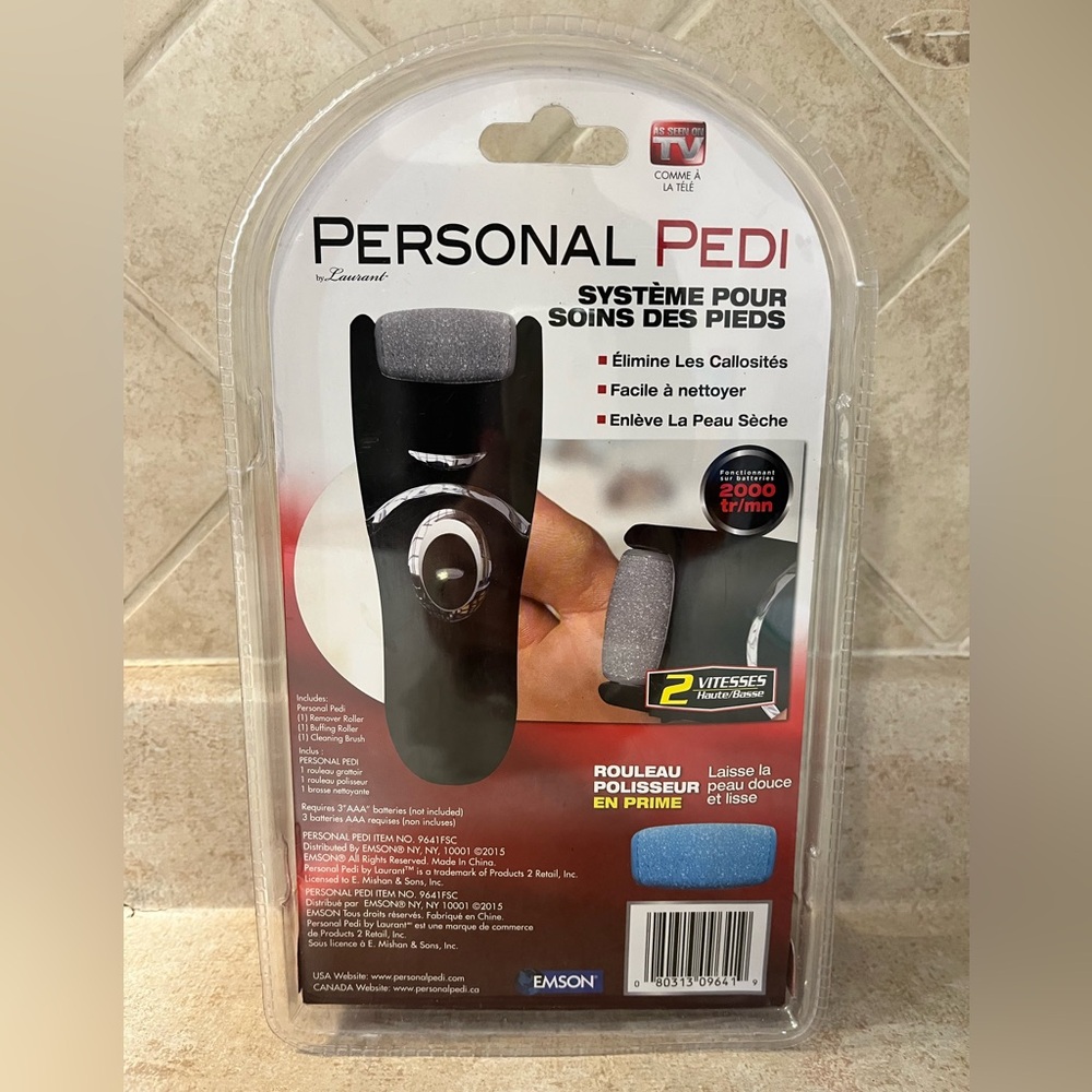Emson Personal Pedi by Laurant Remover Personal Pedi Foot Care Device NIB